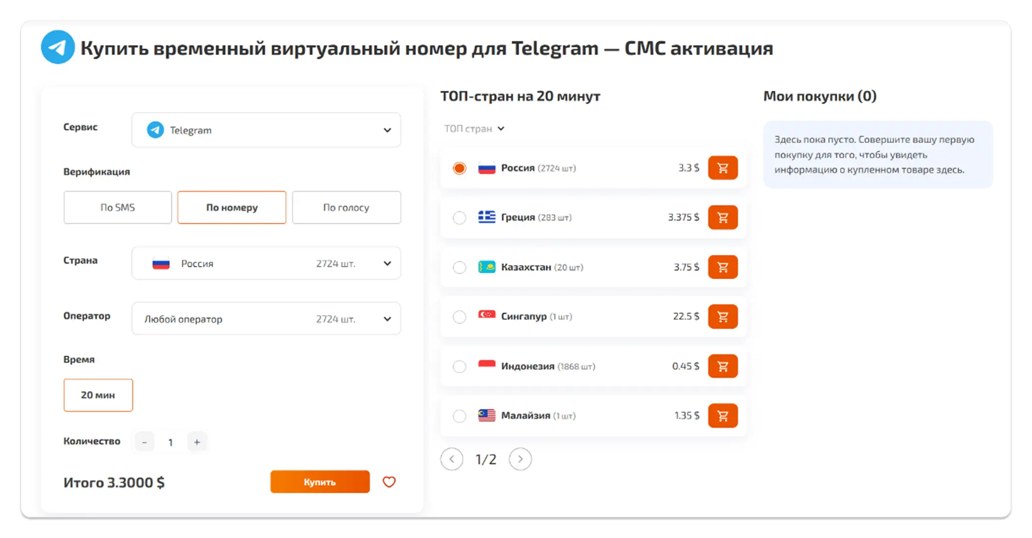 В SMS-Activate номер дается на 20 минут. Если подтверждение требует смс можно продлить до 6 дней. В SMS-Activate номер дается на 20 минут. Если подтверждение требует смс можно продлить до 6 дней.