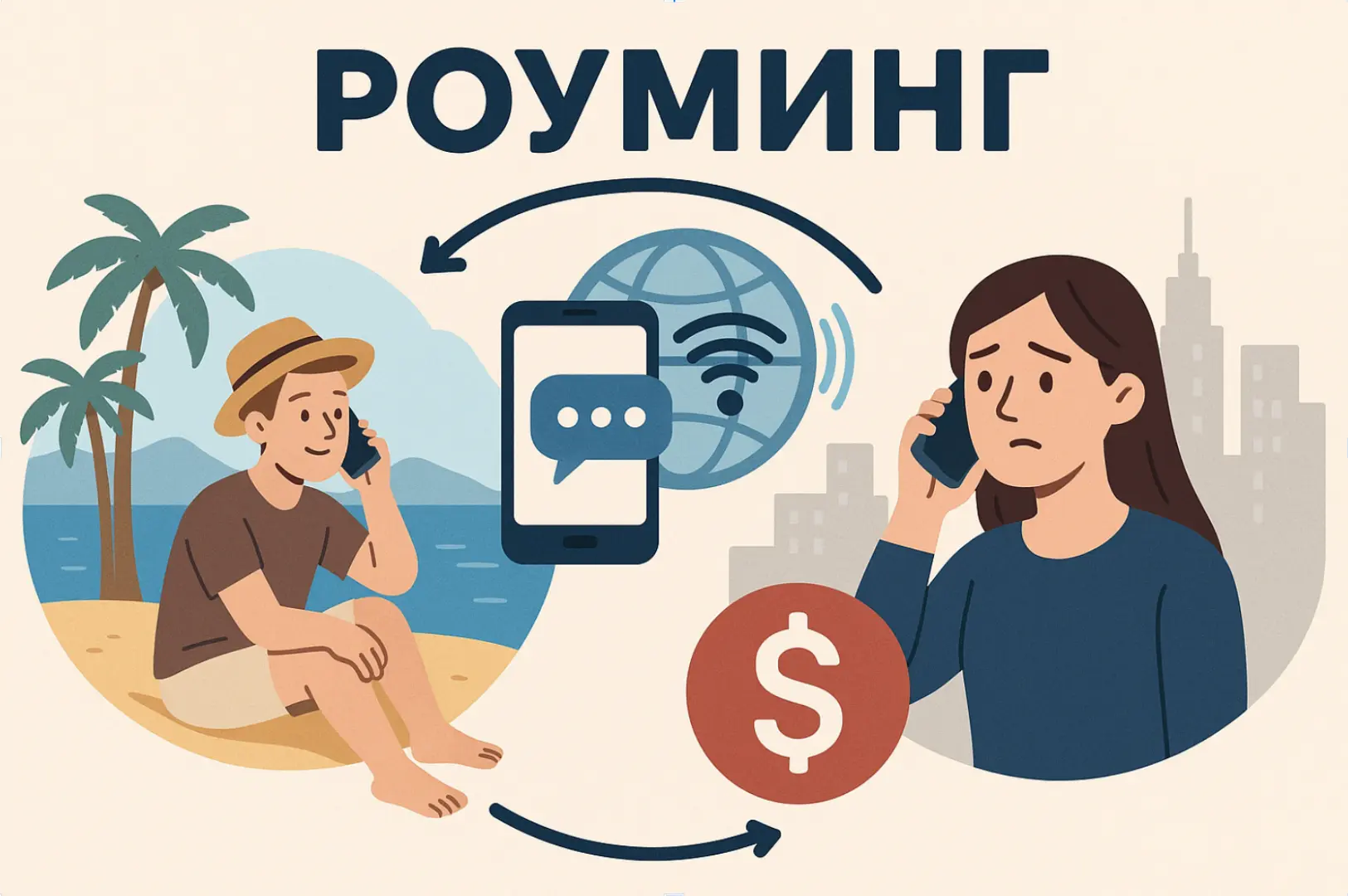 Роуминг помогает поддерживать связь с родными, но сильно увеличивает расходы Роуминг помогает поддерживать связь с родными, но сильно увеличивает расходы