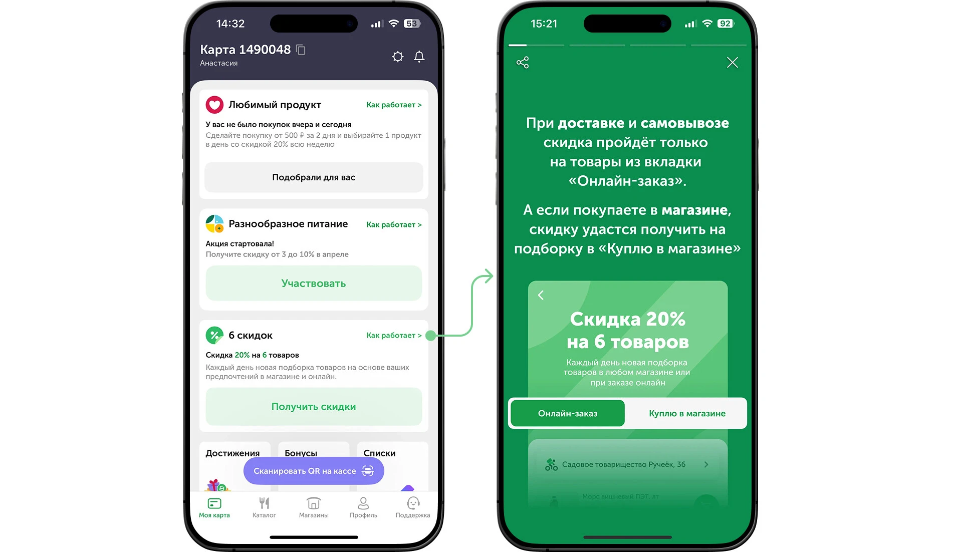 6 скидок ВкусВилл