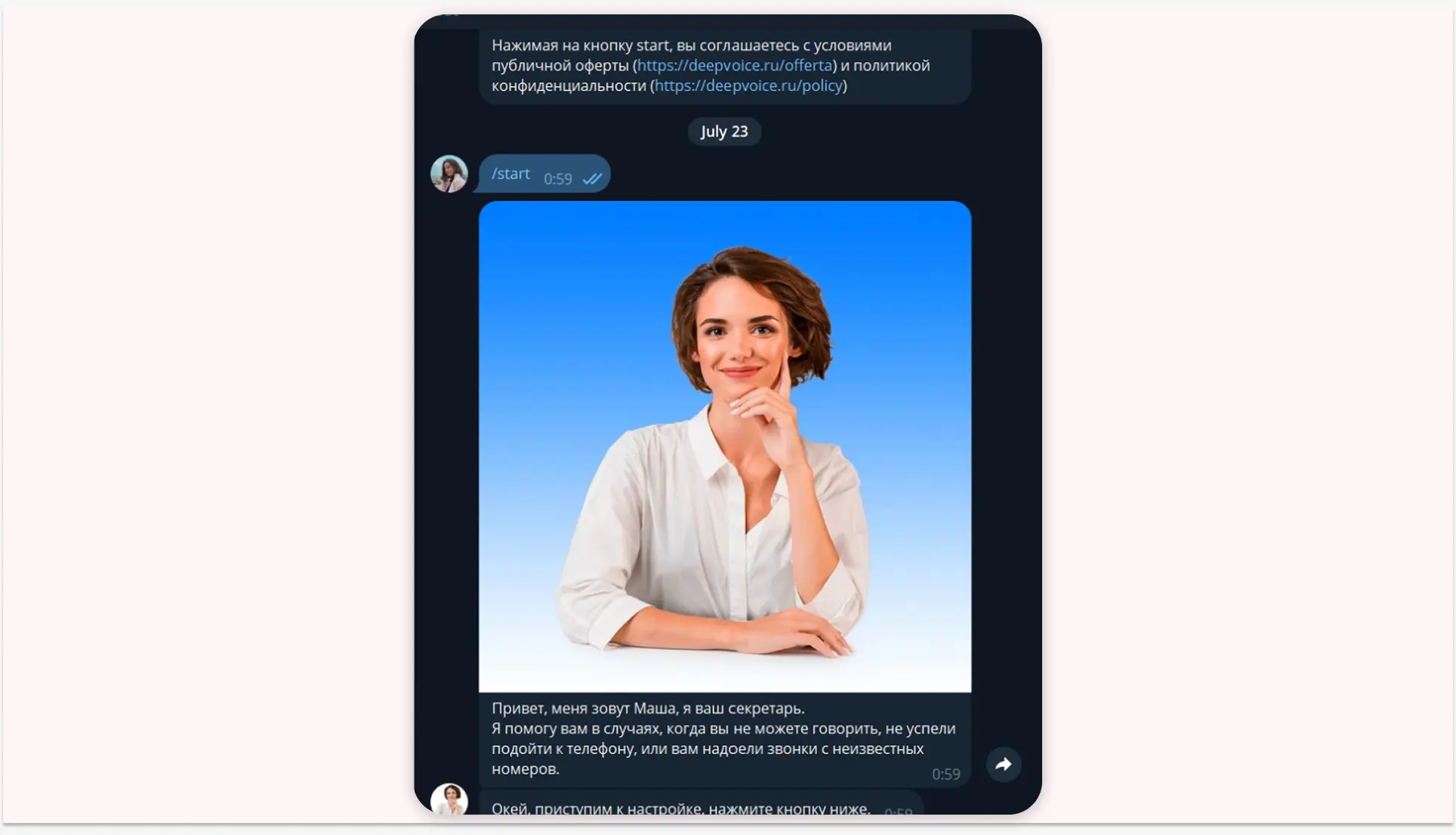 Начало работы с Машей-секретарем Начало работы с Машей-секретарем