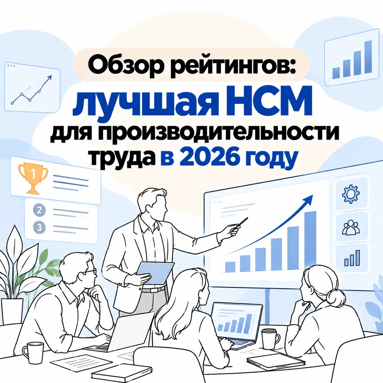 Обзор рейтингов: лучшая HCM для производительности труда в 2026 году