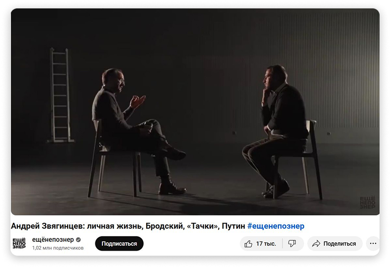Звягинцев рассказывает, почему 3 года работал дворником Звягинцев рассказывает, почему 3 года работал дворником