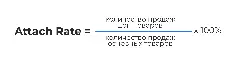 Как рассчитать Attach Rate 