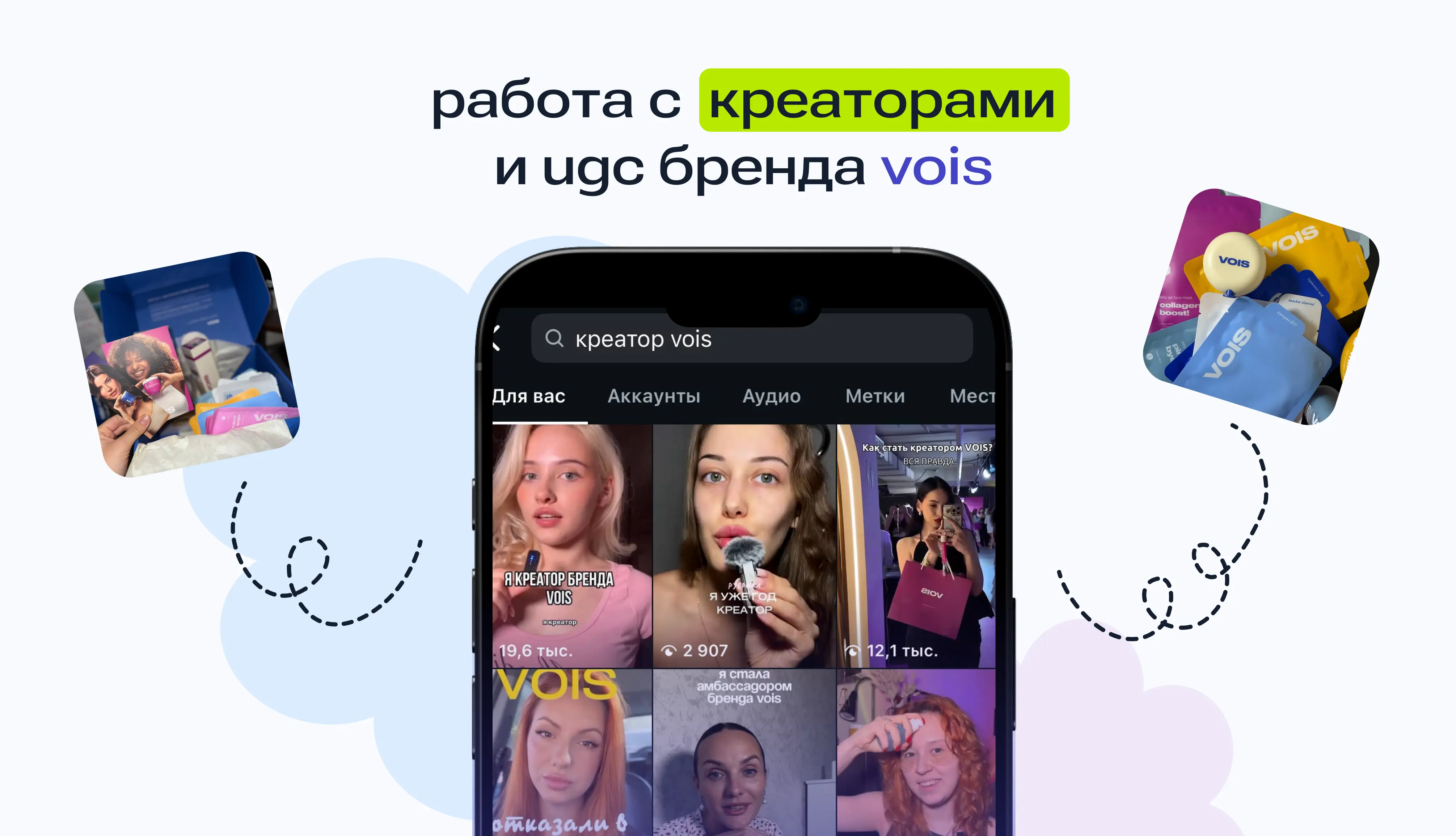 Стратегия по работе с креаторами бренда VOIS