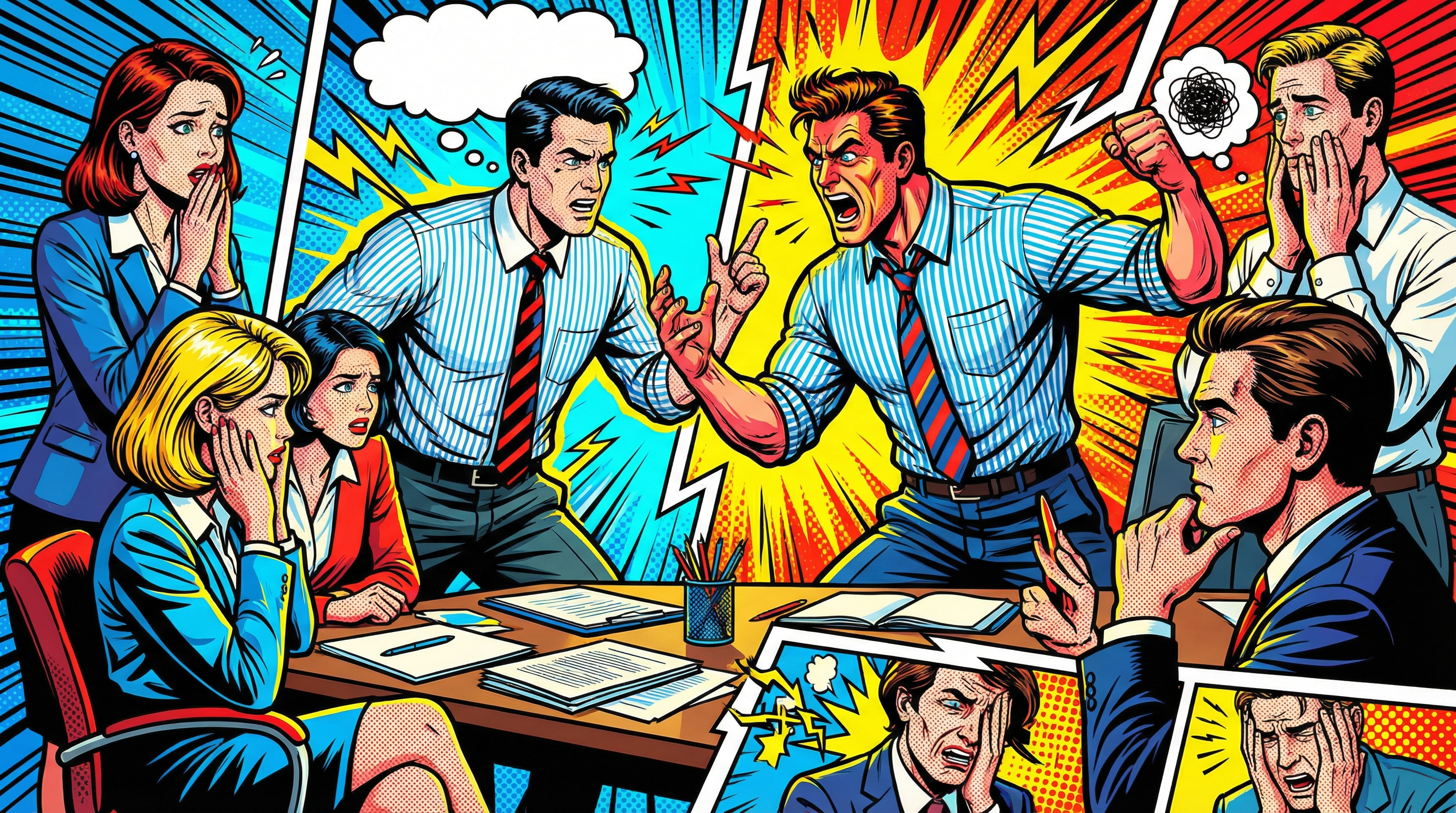 Спортсмены в офисе