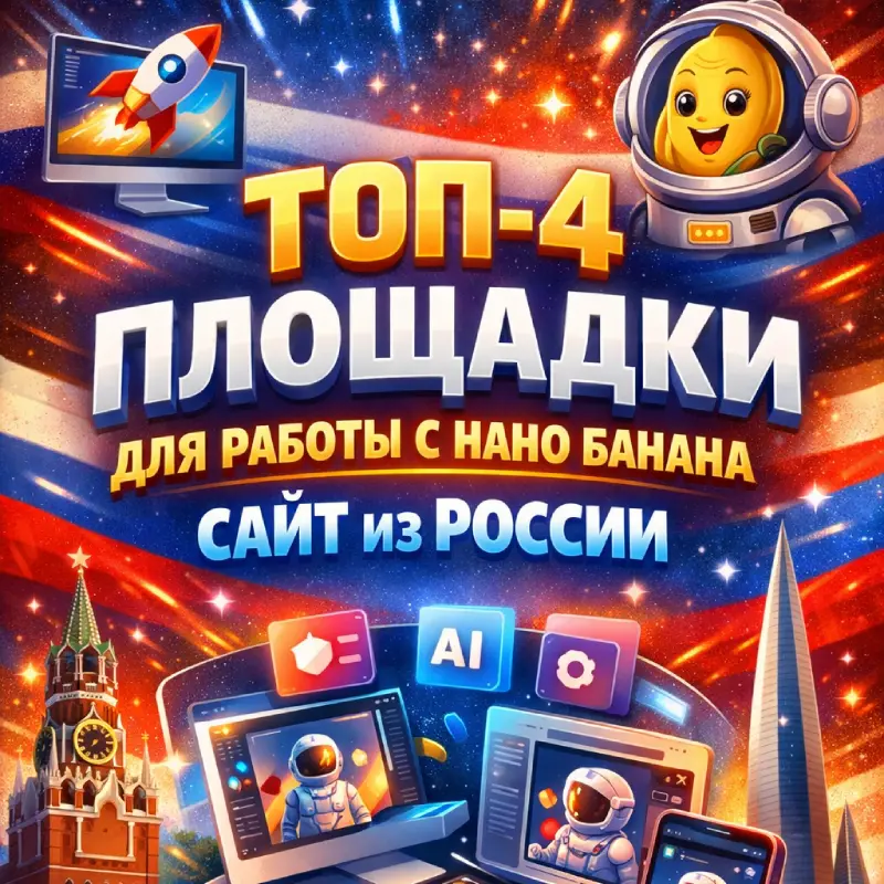 ТОП-4 площадки для работы с нано банана сайт из России