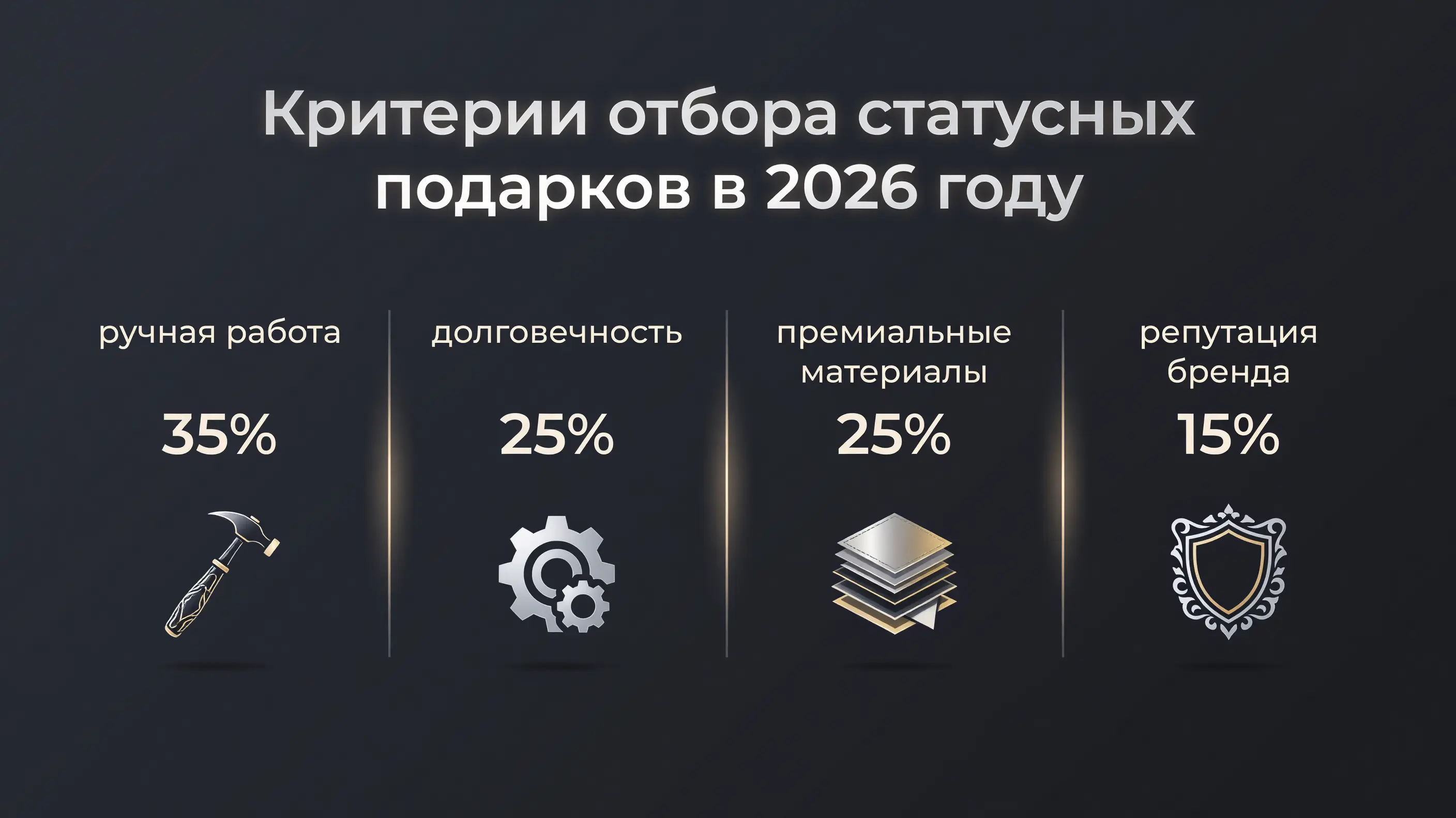 Критерии отбора статусных подарков в 2026
