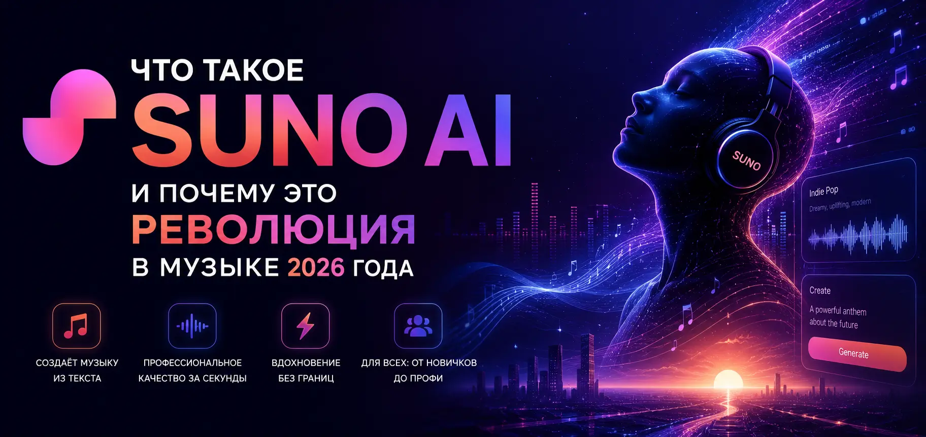 Что такое Suno AI и почему это революция в музыке 2026 года