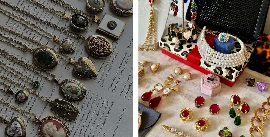 Бижутерия в стиле винтаж