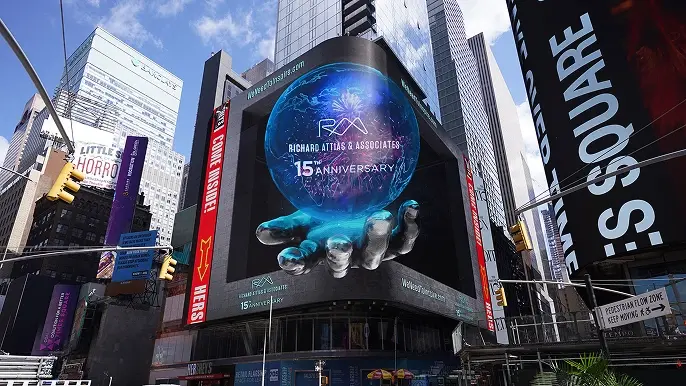 Аноморфный 3D билборд