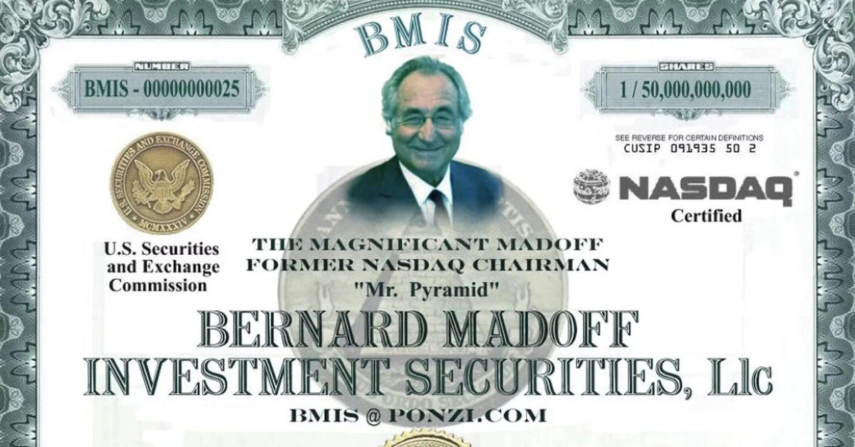 Пирамида Бернарда Мэдоффа (США, 1960–2008)