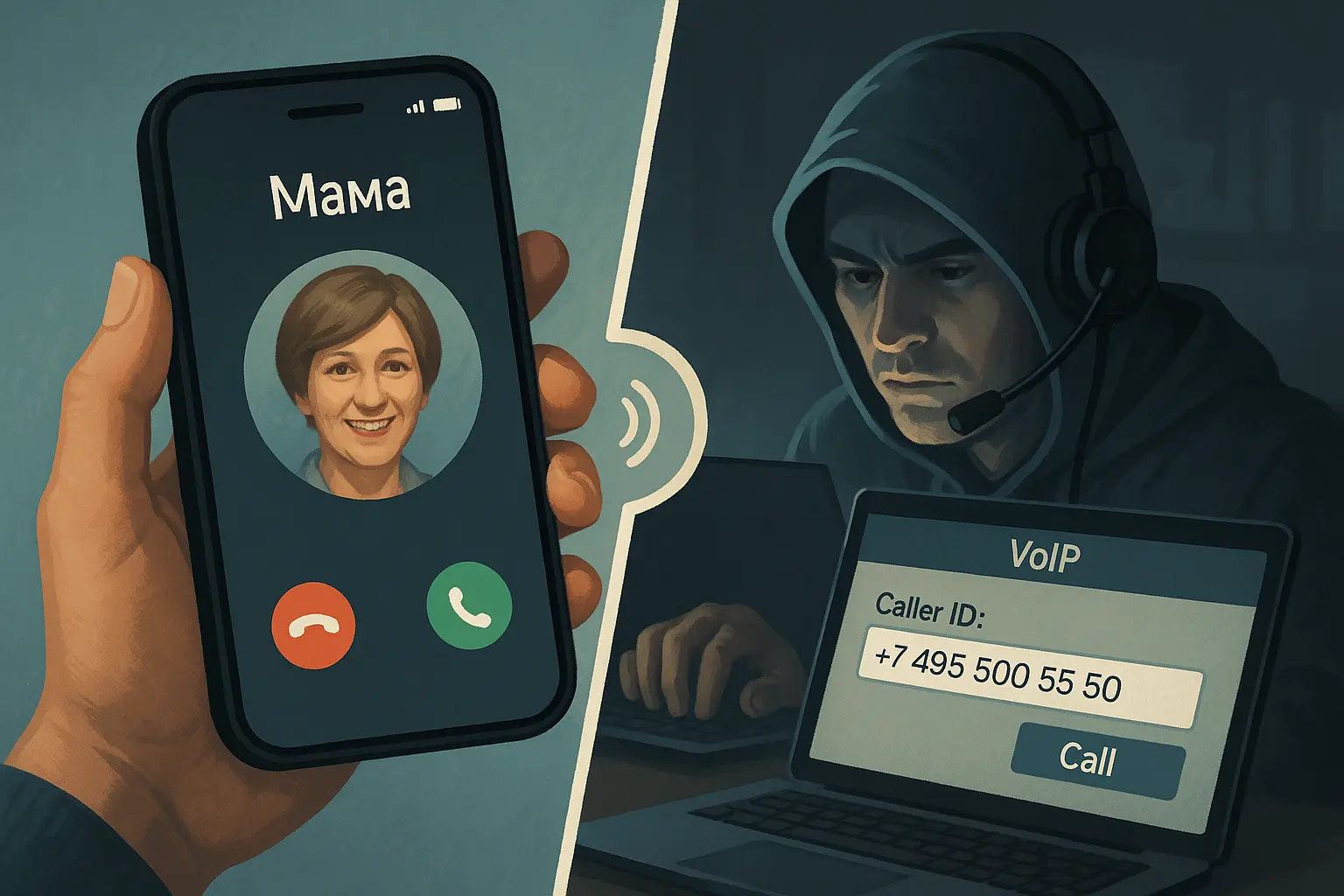 Мошенники звонят со своего номера, а на экране вашего телефона высвечивается контакт из телефонной книги Мошенники звонят со своего номера, а на экране вашего телефона высвечивается контакт из телефонной книги
