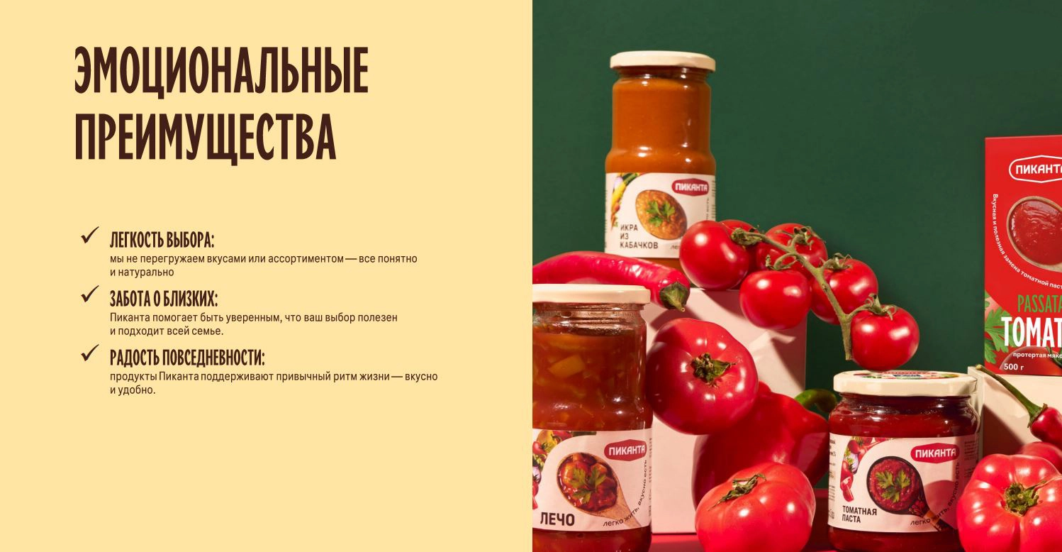 Ребрендинг овощной консервации «Пиканта» (ООО «Вкусный продукт») — Кейс брендингового агентства ZAMEDIA