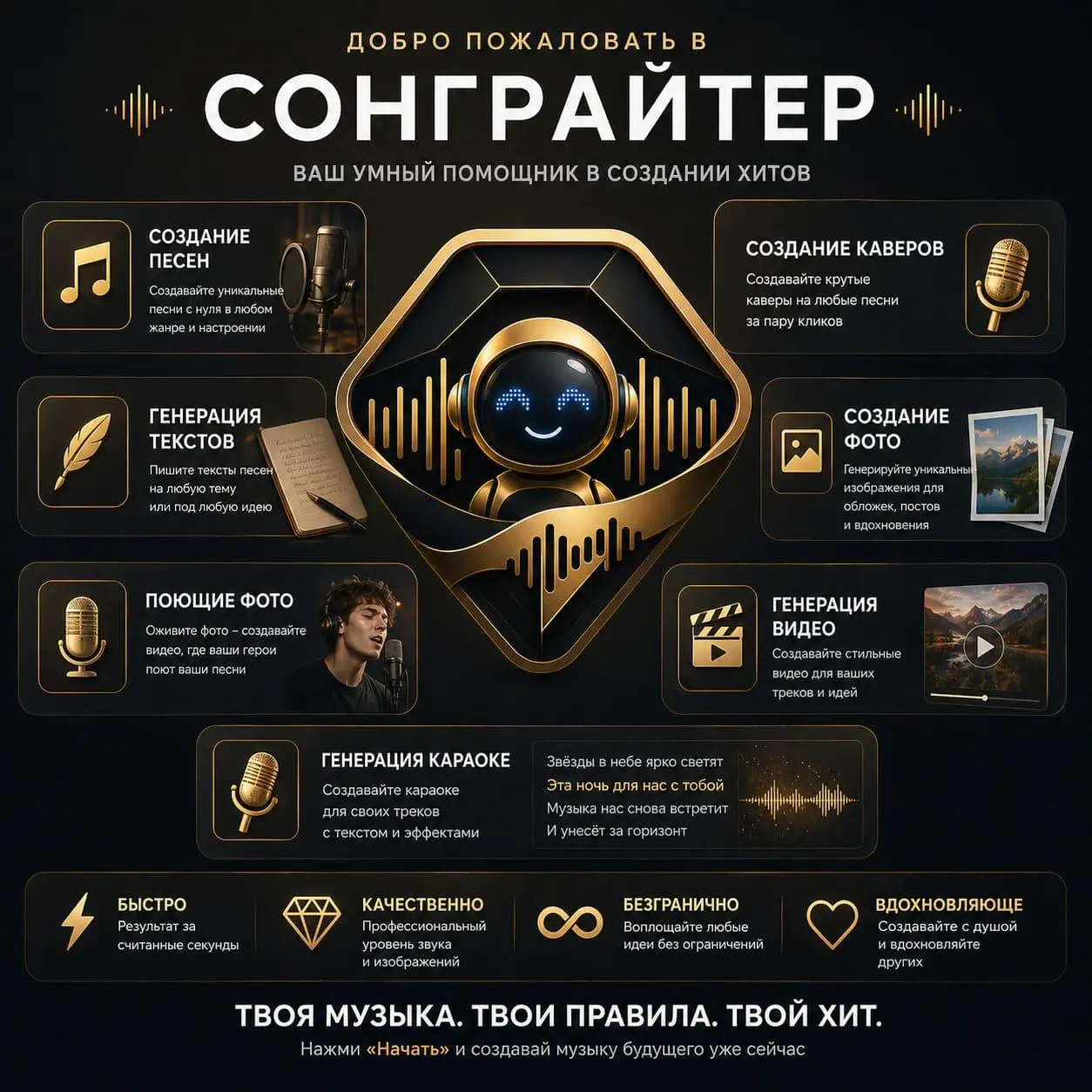 SUNO - Создание Контента 