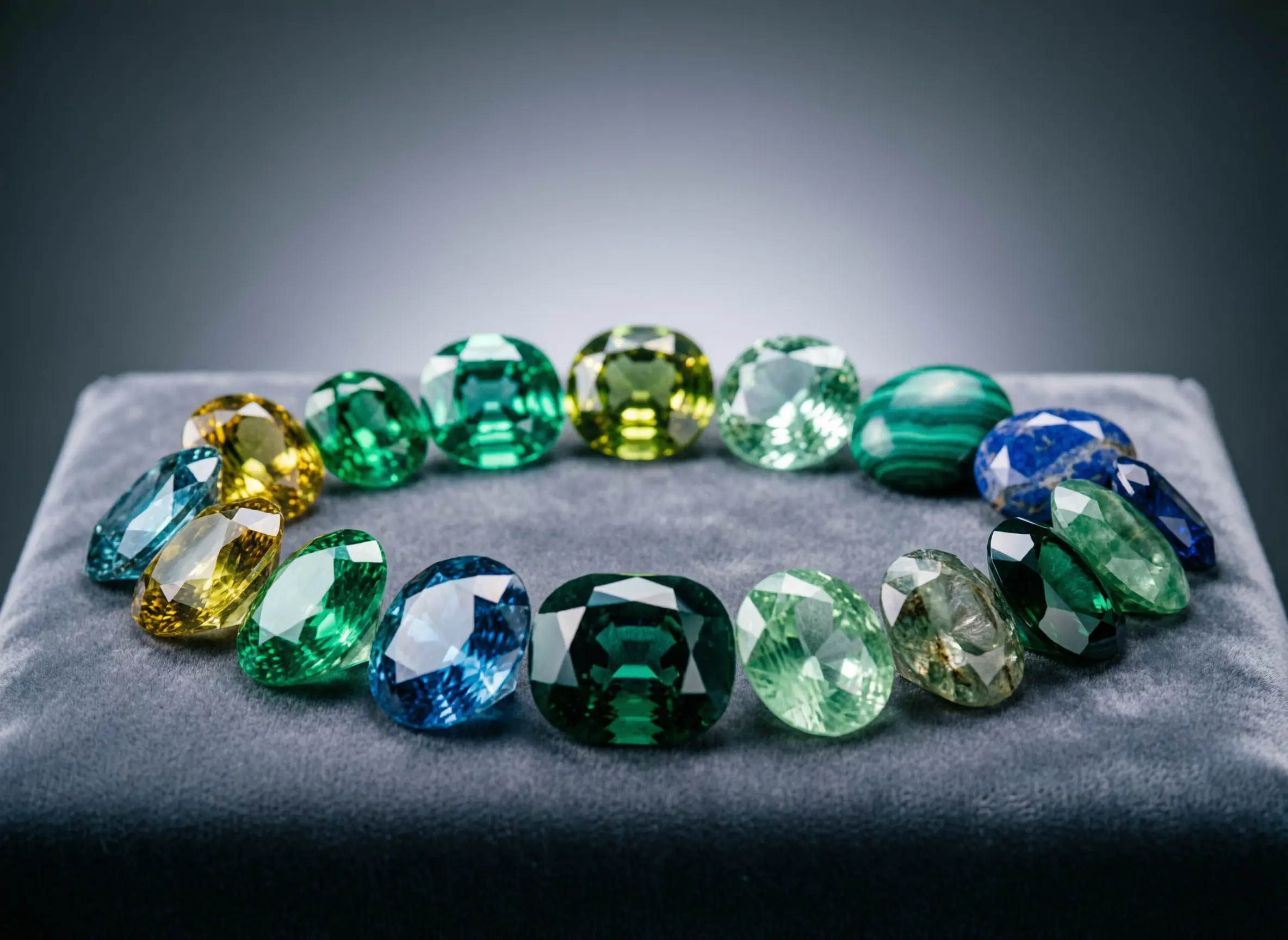 ТОП-20 зеленых драгоценных и полудрагоценных камней: названия, фото и свойства