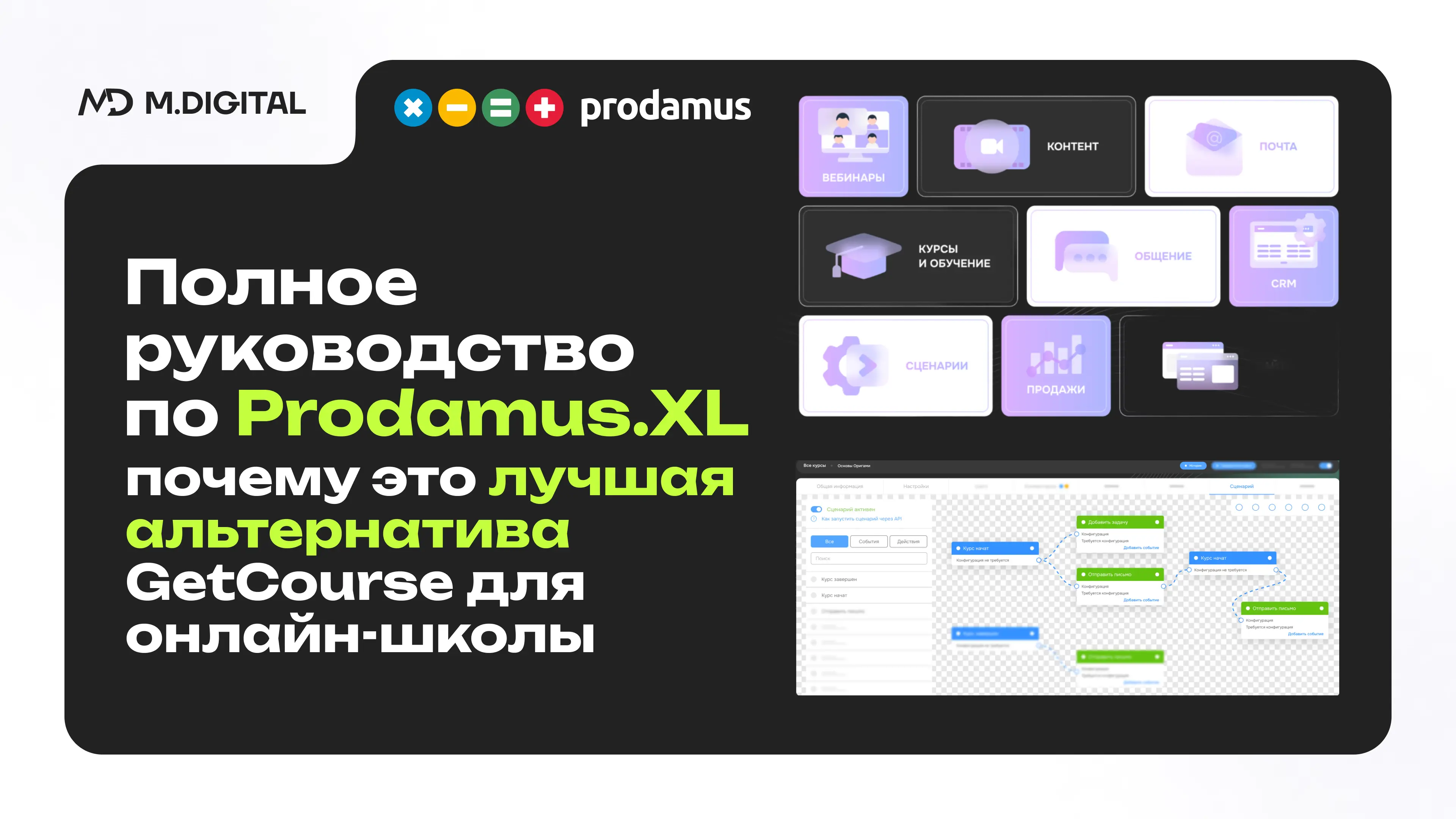 Полное руководство по Prodamus.XL: почему это лучшая альтернатива GetCourse для вашей онлайн-школы Полное руководство по Prodamus.XL: почему это лучшая альтернатива GetCourse для вашей онлайн-школы