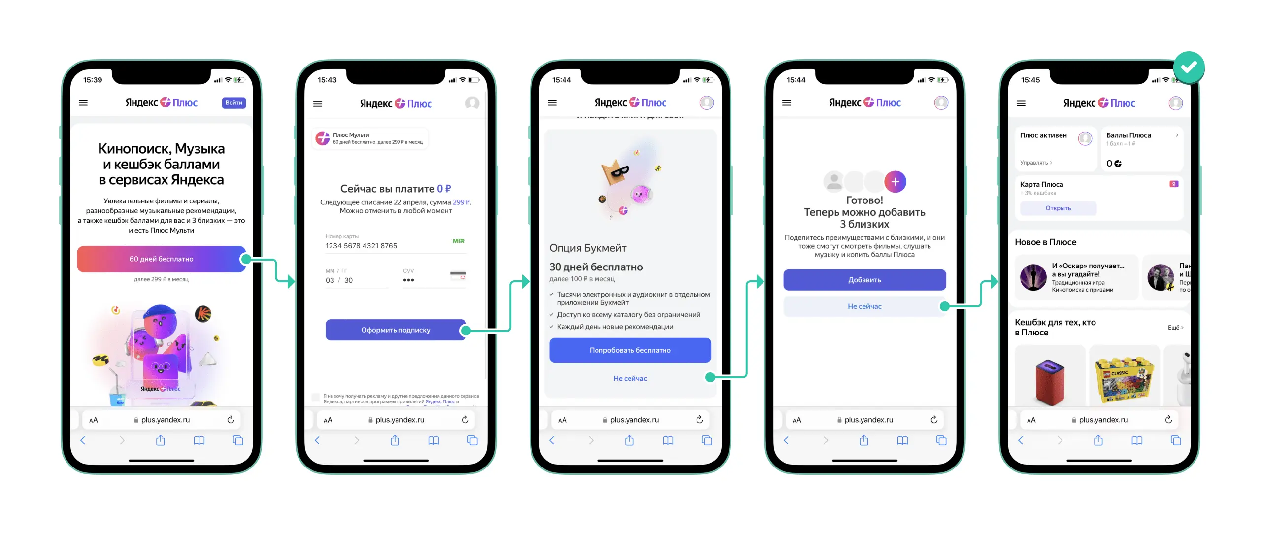 Подписка Яндекс Плюс