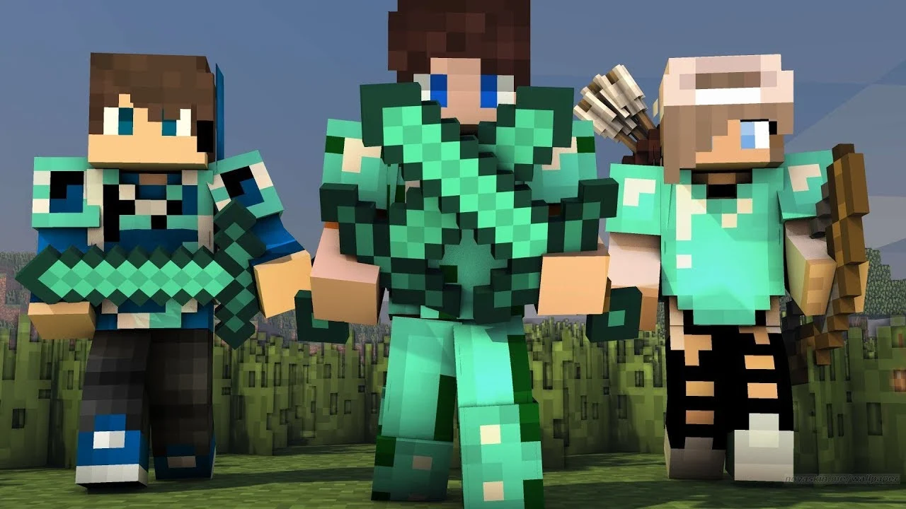 3D арт Майнкрафт