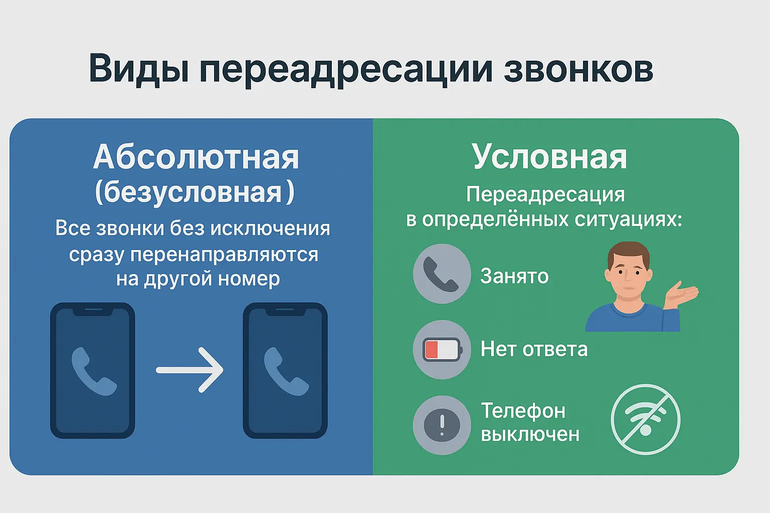 Переадресация бывает двух видов: абсолютная и условная Переадресация бывает двух видов: абсолютная и условная