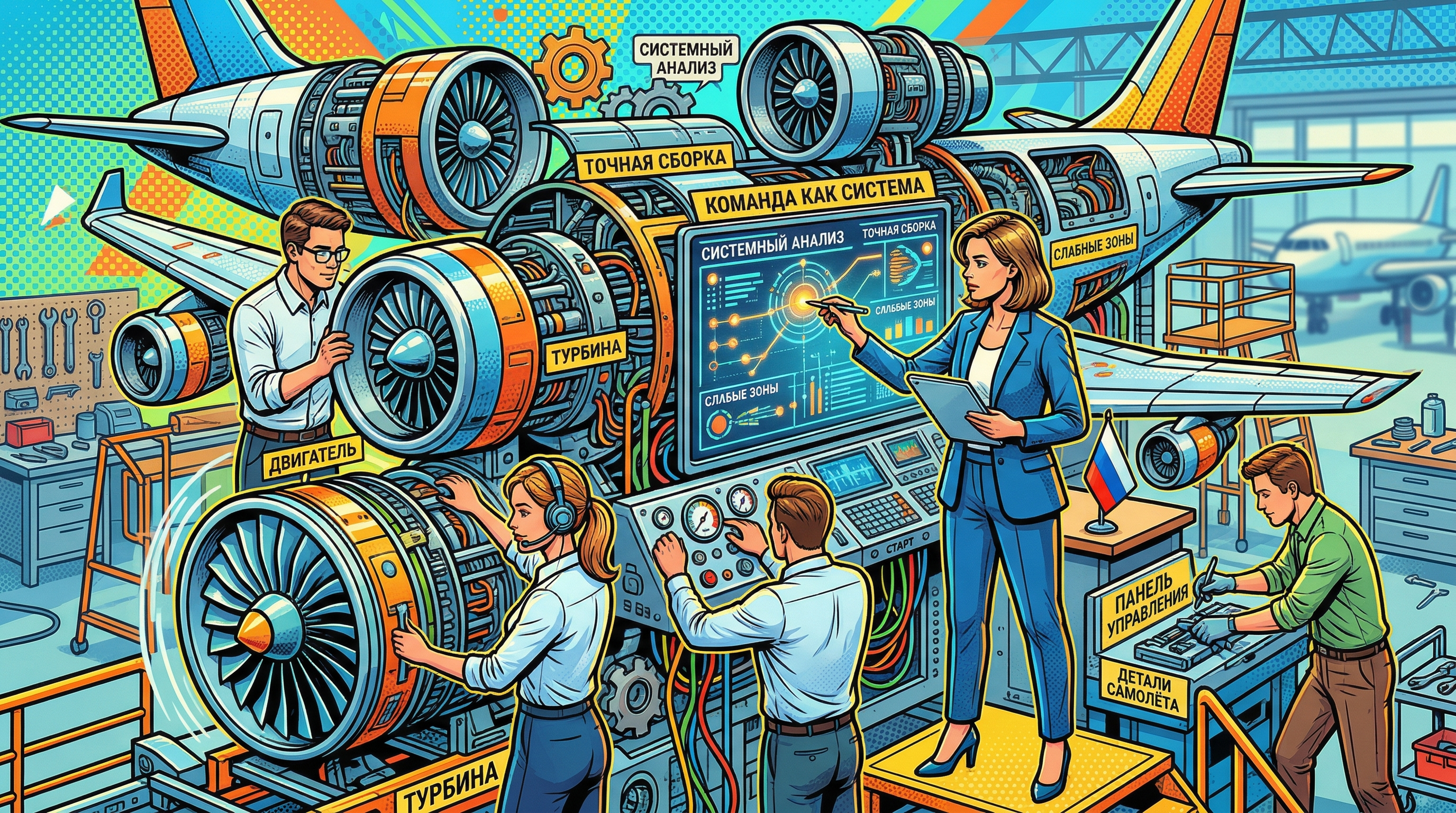 Команда — самолет и это не просто метафора